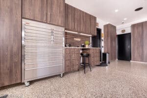 Wood Cabinets in garage