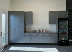 Gray cabinets