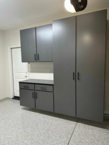 Grey Garage Cabinets