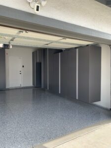 Grey Garage Cabinets